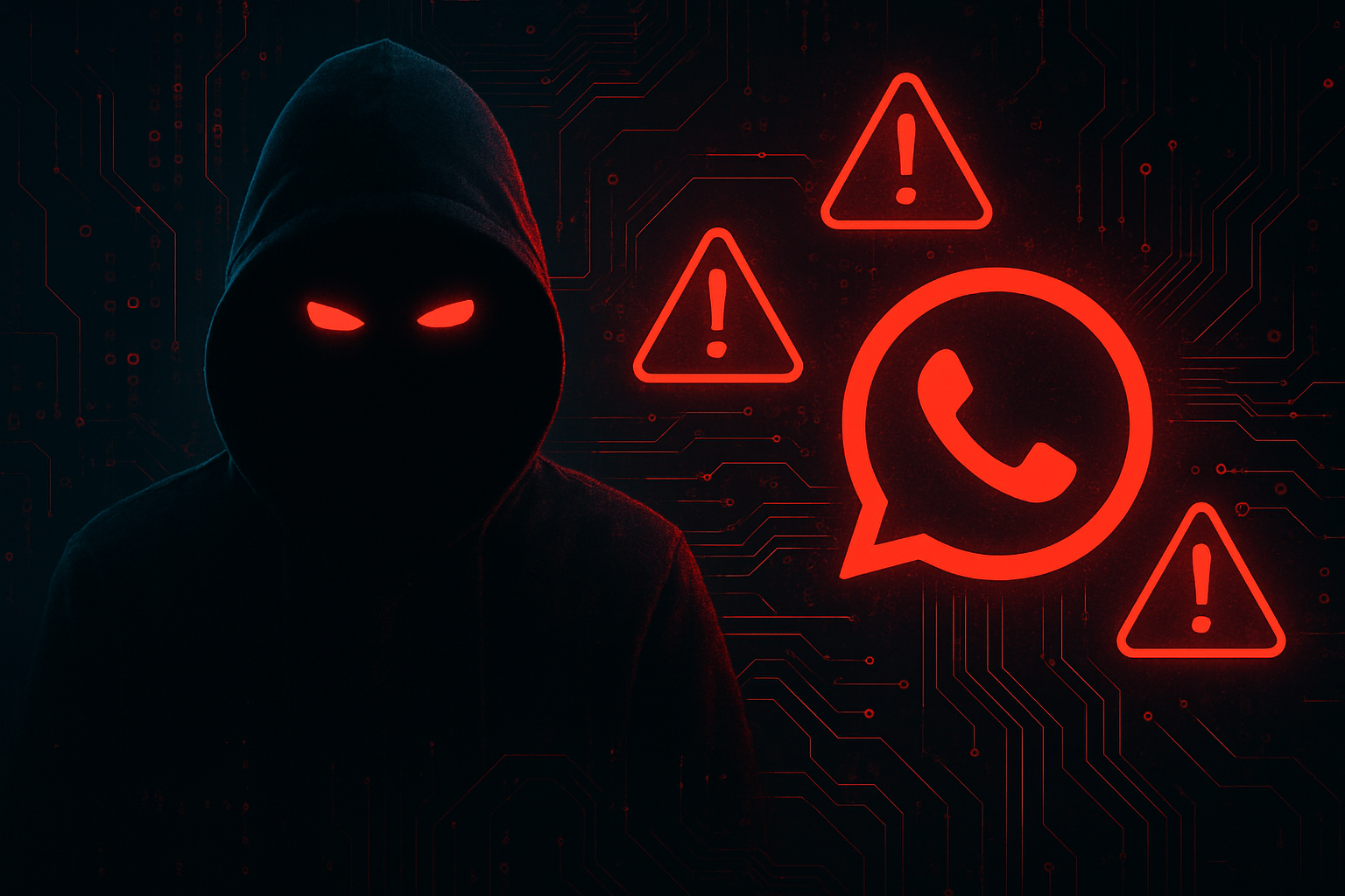 Cyber threat illustration